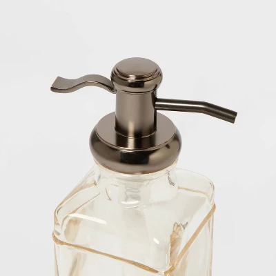 Antique Glass Tall Soap Pump Brown - Threshold™ 3 Antique Glass Tall Soap Pump Brown - Threshold™ - Image 3