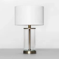 Fillable Accent With USB Table Lamp Brass - Threshold -Home Deals Store GUEST 028677c1 8e8e 411c 9170 eb15b6148fd1