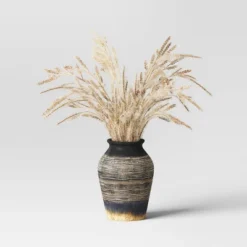 Grass Arrangement In Ceramic Pot Black - Threshold™ 8 Grass Arrangement In Ceramic Pot Black - Threshold™ -Home Deals Store GUEST 0efded28 a1c0 4c30 b142 c93cc97829c1