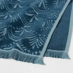 Plush Scallop Towel Teal Blue - Threshold™ -Home Deals Store GUEST 0f3baf99 21c1 4566 bc50 f03d88b13376