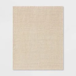 Chunky Knit Reversible Throw Blanket - Threshold™ -Home Deals Store GUEST 1154daf9 62d5 444e 814e df2e0b282f97