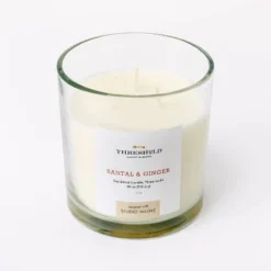 Clear Glass Santal & Ginger Candle White - Threshold™ Designed With Studio McGee -Home Deals Store GUEST 133d9fdf 67f9 454f bb07 36d647d7b08b