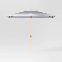 10'x6' Rectangular Market Patio Umbrella - Light Wood Pole - Threshold™ -Home Deals Store GUEST 1c2f765d 24e3 45be a1b9 4395052aecaf