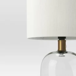 Glass Cylinder Mini Table Lamp With Open Base Clear - Threshold™ -Home Deals Store GUEST 1f14c873 4b74 4c73 a623 c80d2dde31a2