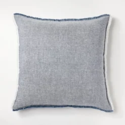 Oversized Reversible Linen Square Throw Pillow With Frayed Edges - Threshold™ Designed With Studio McGee 12 Oversized Reversible Linen Square Throw Pillow With Frayed Edges - Threshold™ Designed With Studio McGee -Home Deals Store GUEST 203bd06b aca7 4221 8c6f 8e72bb86ebc1