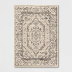 Plush Persian Style Area Rug Cream - Threshold™ -Home Deals Store GUEST 21495567 798b 4c7e 88b2 01a16bec916d