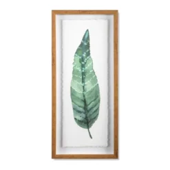 (Set Of 3) 28"x12" Framed Leaves Decorative Wall Art White - Threshold™ 10 (Set Of 3) 28"x12" Framed Leaves Decorative Wall Art White - Threshold™ -Home Deals Store GUEST 214fdd58 752e 4cd5 99b6 07b5a2d55b3e