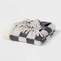 60"x80" Woven Cotton Checkered Bed Throw - Threshold™ 7 60"x80" Woven Cotton Checkered Bed Throw - Threshold™ -Home Deals Store GUEST 21ece0cd d5f6 45ed 8de5 f3cde6fa73bb