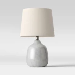 Assembled Ceramic Table Lamp Gray - Threshold™ -Home Deals Store GUEST 233d030a ded6 4d18 b2e3 2d046d833289