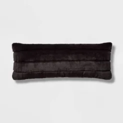 Oversized Oblong Faux Fur Channeled Decorative Throw Pillow - Threshold™ 11 Oversized Oblong Faux Fur Channeled Decorative Throw Pillow - Threshold™ -Home Deals Store GUEST 234ab344 e141 4454 a587 a020b4cdd397