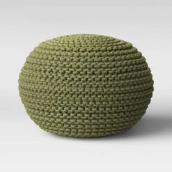 Cloverly Chunky Knit Pouf - Threshold™ -Home Deals Store GUEST 24a7bfa9 549d 4ca6 8546 bc96f50f93fd