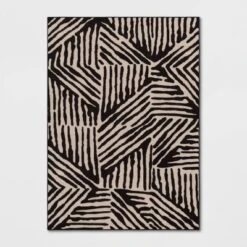 Abstract Lines Rug Black/Tan - Threshold™ 8 Abstract Lines Rug Black/Tan - Threshold™ -Home Deals Store GUEST 2b3b14d6 1781 4d26 a5bb 3e2956f51323