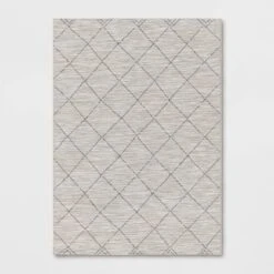 Mira Geometric Diamond Indoor/Outdoor Rug Cream - Threshold™ -Home Deals Store GUEST 2e346c04 f7a9 42e9 93f4 6af47a7db49d