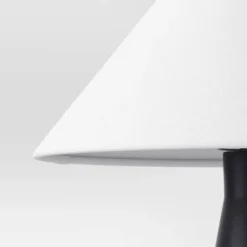 Ceramic Table Lamp With Tapered Shade Black (Includes LED Light Bulb) - Threshold™ -Home Deals Store GUEST 2f5353b0 5f4d 45e5 8276 0f240a50e418