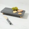 12" X 6" Marble Serving Stand - Threshold™
