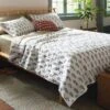 Voile Woodblock Printed Quilt Ivory - Threshold™