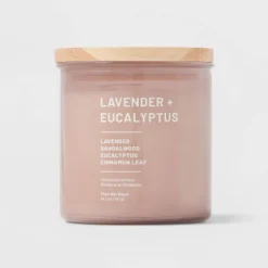 Glass Jar Lavender And Eucalyptus Candle - Threshold™ -Home Deals Store GUEST 3db36f68 f2c9 4561 a858 68d6584366c0