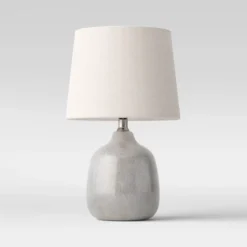 Assembled Ceramic Table Lamp Gray - Threshold™ -Home Deals Store GUEST 43f55026 adf3 4fce aed3 817994ff6d0e