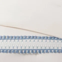 12pc Embroidered Fringe Stripe With Tassels Comforter & Sheet Bedding Set - Threshold™ -Home Deals Store GUEST 443f5997 1107 4e72 b1b1 7852d0cd6908