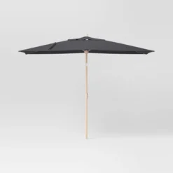 10'x6' Rectangular Market Patio Umbrella - Light Wood Pole - Threshold™ -Home Deals Store GUEST 4895440d 57b2 4054 9949 ec1dd94e5f67