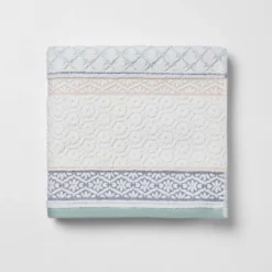 Pattern Filled Stripe Towel Blue - Threshold 9 Pattern Filled Stripe Towel Blue - Threshold -Home Deals Store GUEST 50f19a60 e619 4f20 adcc 10d255eeb751