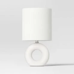 Abstract Ceramic Mini Table Lamp White - Threshold™ -Home Deals Store GUEST 547e7228 701a 4f70 910a f62eefa80d54