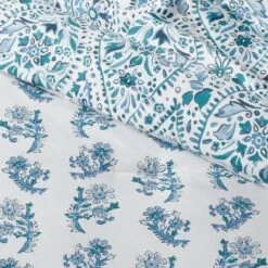 12pc Reversible Paisley Print Comforter & Sheets Set Blue/Dark Teal Blue - Threshold™ -Home Deals Store GUEST 5905586d 97c3 463f a986 2521cf0e7a13