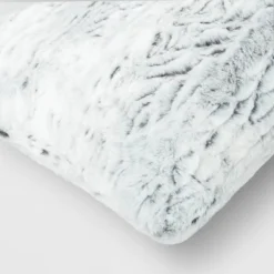 Tipped Snow Leopard Faux Fur Square Throw Pillow - Threshold™ -Home Deals Store GUEST 668d17e8 01a5 40e8 86ab 0b7c616c19dd