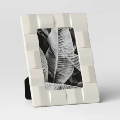 Stoneware Table Frame Matte Cream - Threshold™ -Home Deals Store GUEST 676e4981 ef05 4966 a96d 80bc66acb04a