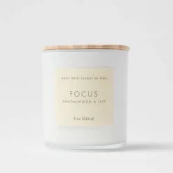 Wood Lidded Glass Wellness Focus Candle - Threshold™ -Home Deals Store GUEST 6ad6f3d2 39ad 4239 9365 f6449a665735