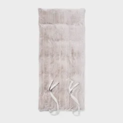 Luxe Channel Faux Fur Lounge Pillow Light Gray - Threshold™ -Home Deals Store GUEST 6b4540a7 e802 4a72 9e74 ec8cd0ced3ce