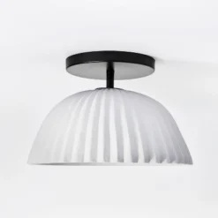 Scalloped Semi-Flush Mount Ceiling Light - Threshold™ Designed With Studio McGee 8 Scalloped Semi-Flush Mount Ceiling Light - Threshold™ Designed With Studio McGee -Home Deals Store GUEST 6b50e049 4ed7 42c0 b38a 9b5300cd63a6