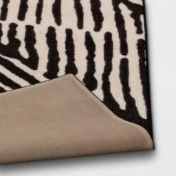 Abstract Lines Rug Black/Tan - Threshold™ 7 Abstract Lines Rug Black/Tan - Threshold™ -Home Deals Store GUEST 757eb682 1900 4a81 83c1 dc0e6e4ba4cc