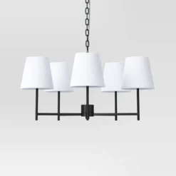 5 Arm Shaded Chandelier - Threshold™ 11 5 Arm Shaded Chandelier - Threshold™ -Home Deals Store GUEST 7acf848b 4c0f 48ef 9863 fc259012496e
