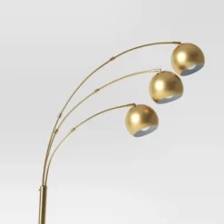 Span 3-Head Metal Globe Floor Lamp Brass - Threshold™ -Home Deals Store GUEST 8e157d15 c278 49ac 9708 273e760dcead