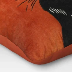 Fierce Cat Applique Cotton Velvet Square Halloween Throw Pillow - Threshold™ 7 Fierce Cat Applique Cotton Velvet Square Halloween Throw Pillow - Threshold™ -Home Deals Store GUEST a42b8619 8be8 49c8 b26e d8937eea5670