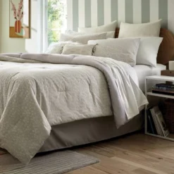 8pc Luxe Jacquard Snow Leopard Comforter Set Beige - Threshold™ -Home Deals Store GUEST a51161d1 cf89 436f 937a 215b60ad254d