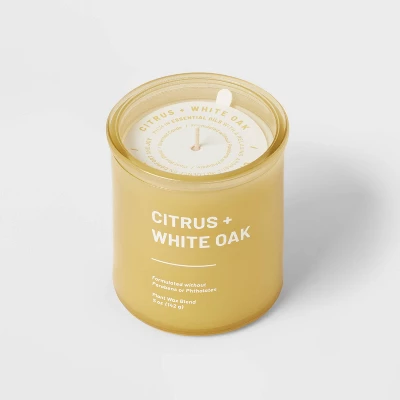 Wellness Jar Citrus And White Oak Candle Yellow - Threshold™ 5 Wellness Jar Citrus And White Oak Candle Yellow - Threshold™ - Image 5