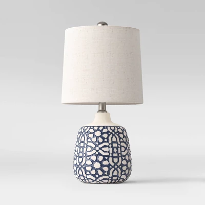 Assembled Ceramic Table Lamp Blue - Threshold™ 4 Assembled Ceramic Table Lamp Blue - Threshold™ - Image 4