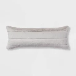 Oversized Oblong Faux Fur Channeled Decorative Throw Pillow - Threshold™ 10 Oversized Oblong Faux Fur Channeled Decorative Throw Pillow - Threshold™ -Home Deals Store GUEST a9d474d9 11b6 41b9 be8e 490d6258e0e7