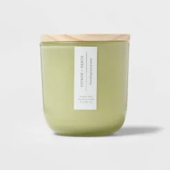 Citron And Sands Candle Green - Threshold™ -Home Deals Store GUEST ac29f15a 74a7 4509 9e2b 431f209854df
