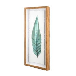 (Set Of 3) 28"x12" Framed Leaves Decorative Wall Art White - Threshold™ 11 (Set Of 3) 28"x12" Framed Leaves Decorative Wall Art White - Threshold™ -Home Deals Store GUEST acdaaf97 e396 42ba 9510 65abb8f5a8a9