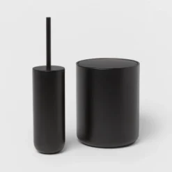 Metal Waste Can Black - Threshold™ -Home Deals Store GUEST b0320eea b2f7 4cc8 861e 64b66fdb0fcc