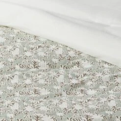 8pc Printed Floral With Border 8pc Comforter Set Green - Threshold™ -Home Deals Store GUEST b4f662cd 1e05 4b0c bb8c 89aab6a90c31