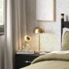 Dome Table Lamp With Acrylic Base Brass - Threshold™
