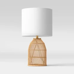 Rattan Diagonal Weave Table Lamp Tan - Opalhouse™ -Home Deals Store GUEST dc68d68d e33c 439e 99ff 73cdd2326262