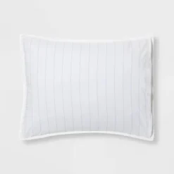 Reversible Cotton Stripe Quilt Sham - Threshold™ 5 Reversible Cotton Stripe Quilt Sham - Threshold™ -Home Deals Store GUEST e4cf0cec a450 4cc1 91b4 45e3f6a809e4