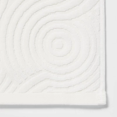 Cloud Geo Towel White - Threshold™ 2 Cloud Geo Towel White - Threshold™ - Image 2