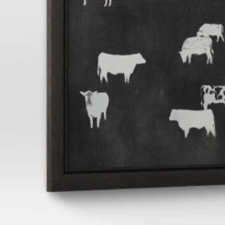 (Set Of 2) 12" X 12" Cow Collection II Framed Wall Canvases - Threshold™ 9 (Set Of 2) 12" X 12" Cow Collection II Framed Wall Canvases - Threshold™ -Home Deals Store GUEST ed6cea91 4424 4805 8aee 4c4271b75676