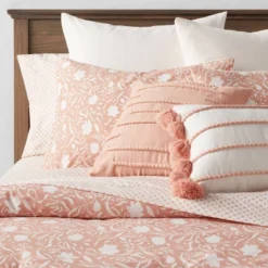 12pc Floral Boho Comforter & Sheets Set Terracotta Pink - Threshold™ 19 12pc Floral Boho Comforter & Sheets Set Terracotta Pink - Threshold™ -Home Deals Store GUEST f3330df4 d165 44ef 87fd 293b2d10cfce